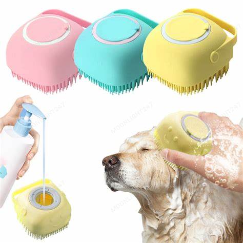 Pet Shampoo Bath Brush