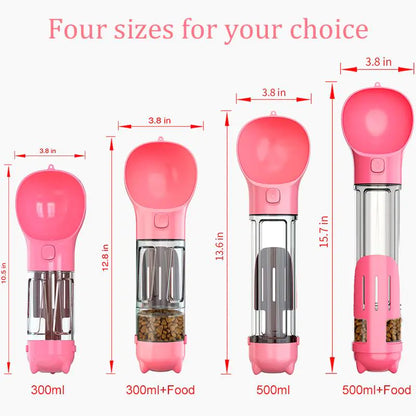 4 in 1 Pet Water Bottle